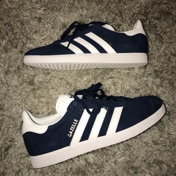 adidas Shoes - Adidas Gazelle - Navy Blue Suede